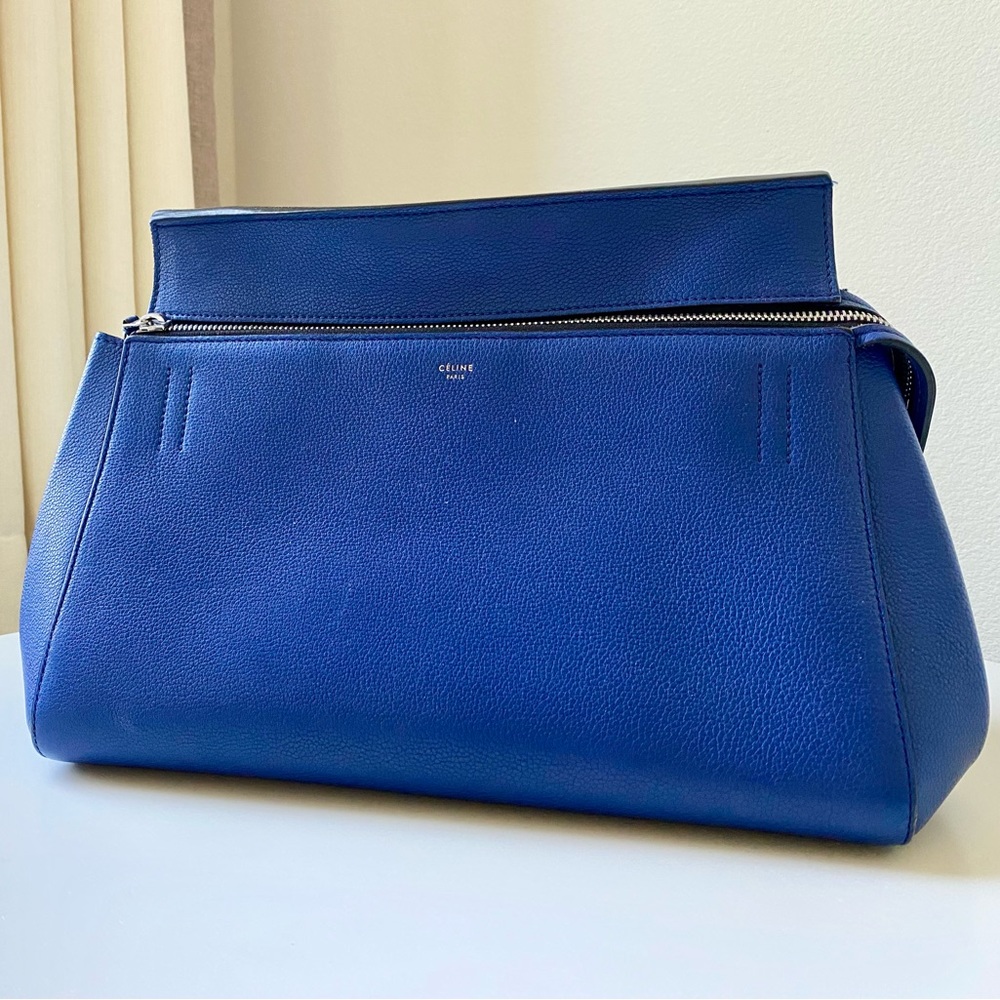 CELINE Edge bag Medium cobalt blue.